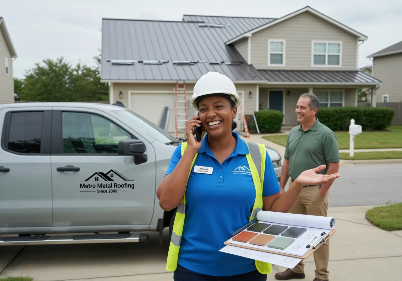 Storm Damage Metal Roof Repair in Hallsboro, NC